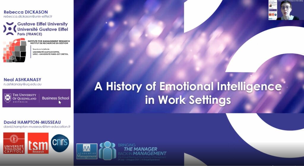 A History of EI in Work Settings - AOM Conference